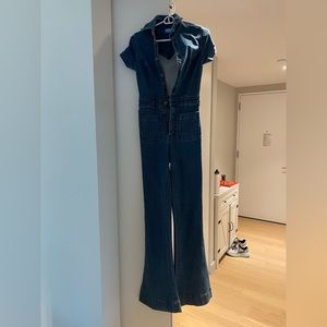 Show Me Your MuMu Everhart Jumpsuit in Lunar Blue XS
